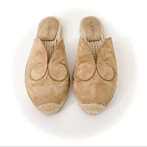 M. Gemi The Nido Curvo Espadrilles in Latte Size 38 - Picture 1 of 7